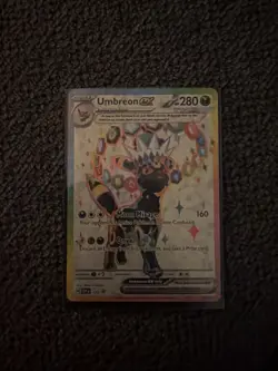 Pokemon TCG Umbreon EX Prismatic Evolutions Promo 176 Near Mint - Image 1