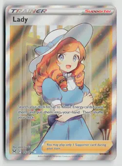 Lady Full Art 193/196 Pokemon SWSH11: Lost Origin Ultra Rare NM - Image 1
