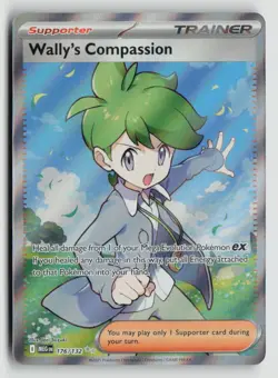 Wally's Compassion 176/132 Pokemon ME01: Mega Evolution Ultra Rare NM - Image 1