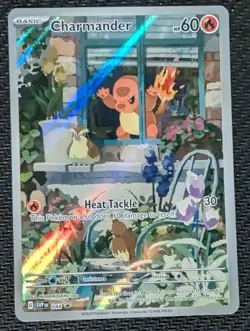 Pokemon TCG Charizard V SWSH260 & Charmander 044 - Duo BLACK STAR PROMOS - NM - Image 2