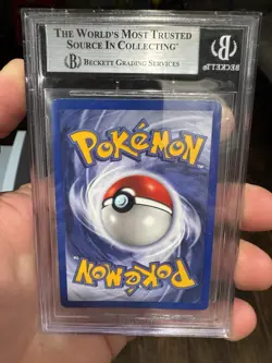 1999 1st Edition Shadowless Magneton 9/102 Base Pokemon BGS 7.5 Thick Stamp Holo - Image 2