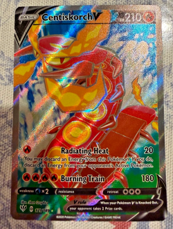 Pokemon TCG Centiskorch V (Full Art) 179/189 Swsh03: Darkness Ablaze Full Art - Image 1