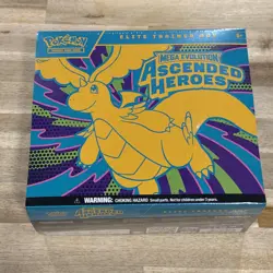 Pokemon TCG Mega Evolution Ascended Heroes Elite Trainer Box ETB *SEALED* - Image 1
