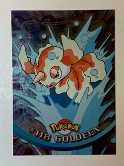 2000 Topps Pokemon TV #118 Goldeen Foil Animation Series 3 FREE COMBINED SHIP - Image 1