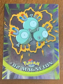 2000 Topps Pokemon TV #82 Magneton (C) Silver Foil FREE COMBINED SHIP - Image 1