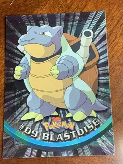 1999 Topps Pokemon TV #09 Blastoise Foil 2nd Print FREE COMBINED SHIP - Image 1
