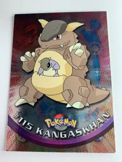 2000 Topps Pokemon TV #115 Kangaskhan (C) Silver Foil FREE COMBINED SHIP - Image 1