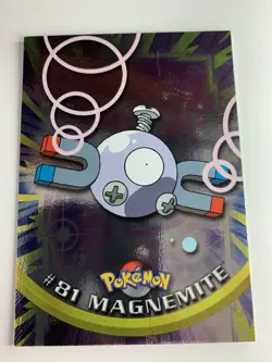 2000 Topps Pokemon TV #81 Magnemite (D) Silver Foil FREE COMBINED SHIP - Image 1
