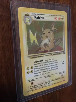 Pokemon - Fossil - Unlimited - Holo - Raichu - 14/62 - Image 3