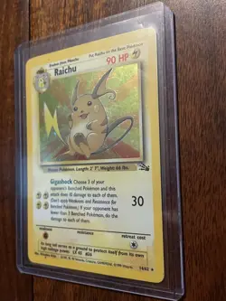 Pokemon - Fossil - Unlimited - Holo - Raichu - 14/62 - Image 4