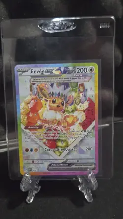 Pokemon TCG Prismatic Evolutions Eevee EX -Black Star Promo /174 Prismatic Evo - Image 1