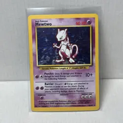 Mewtwo 10/102 Holo Rare, Base Set - Unlimited, LP - Image 1