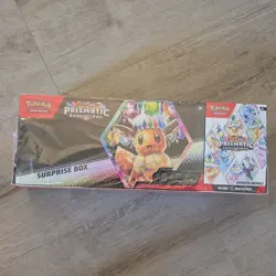 Pokemon Prismatic Evolutions Surprise Box + Booster Bundle - Image 1