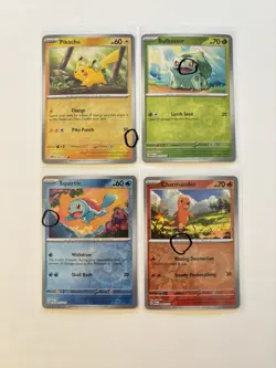 SWIRLS !! Pokemon 151 Costco Reverse Rev Cosmos Holo Promo Set VARIANT G - Image 1