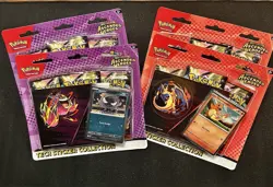 Pokemon Mega Evolution Ascended Heroes Sealed Tech Sticker Collection Lot Of 4 - Image 1