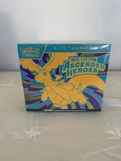 Pokemon Ascended Heros Elite Trainer Box ETB Factory Sealed - Image 1