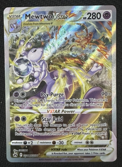 Mewtwo VSTAR GG44/GG70 Crown Zenith Galarian Gallery Pokemon 2023 - Image 1