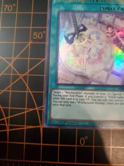 Witchcrafter Holiday MP20-EN226 1st Ed Ultra Rare YuGiOh! TCG NM With Top Loader - Image 5