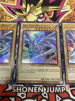 Yugioh - Blue-Eyes White Dragon MVP1-ENSV4 Limited Edition ULTRA NM X3 - PLAYSET - Image 3