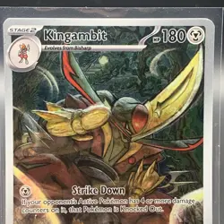 Kingambit 130 - Black Star Promo Shrouded Fable Pokemon TCG Lightly Played - Image 2