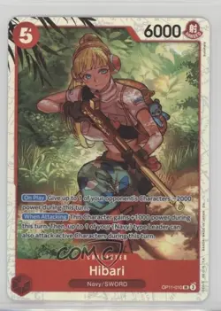 2025 One Piece Card Game: A Fist of Divine Speed OP11 Hibari #OP11-010 - Image 1