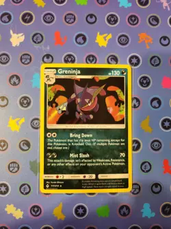 Pokemon Greninja 117/214 Sm-Unbroken Bonds Holo Rare 130 HP Stage 2 Card - Image 1