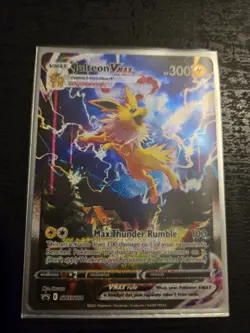 Jolteon VMAX SWSH184 Pokemon TCG Sword & Shield Black Star Promo Holo Card - Image 3