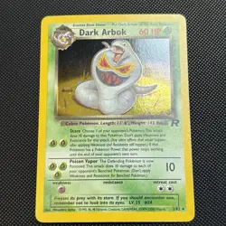 Dark Arbok - 2/82 - Pokemon Team Rocket Unlimited Holo Rare Card WOTC LP - Image 1