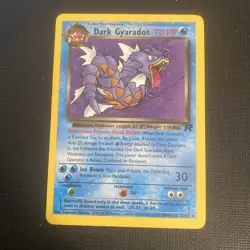 1998 Dark Gyarados Non-Holo Rare Pokemon TCG Card 25/82 - Image 1