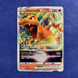 Pokemon Brilliant Stars Charizard VSTAR Ultra Rare Holo Card 018/172SWSH09 - Image 1