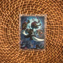Heroes in a Half Shell Art Card Teenage Mutant Ninja Turtles Art Series Stamped - Image 1