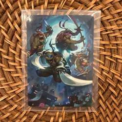 Heroes in a Half Shell Art Card Teenage Mutant Ninja Turtles Art Series Stamped - Image 2