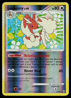 Pokemon Card - Lopunny Arceus 21/99 Rare Reverse Holo - Image 1