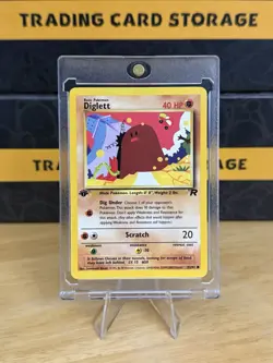 1st Edition Diglett 52/82 - Team Rocket - Pokemon Card - Near Mint (NM) #1 - Image 1
