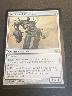 2004 WotC MAGIC the Gathering DARKSTEEL unplayed mint rare DARKSTEEL COLOSSUS - Image 1