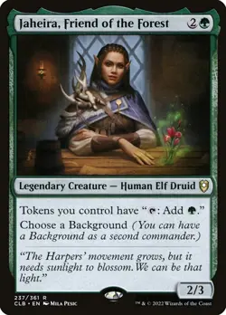 Jaheira, Friend of the Forest, Commander Legends: Battle for Baldur's Gate #237 - Image 1