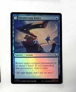 Boomerang Basics - FOIL - MTG Avatar - TLA 046 - Image 1