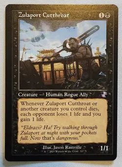 MTG Magic [x1] Zulaport Cutthroat [x1] RETRO Time Spiral Remastered M/NM - Image 1