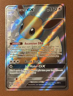 Eevee GX SM242 Sm Holo Black Star Promo Sun & Moon Pokemon - Image 1