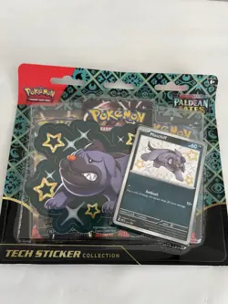 Pokemon Prismatic Evolutions Leafeon and Paldean Fates Tech Sticker Collections - Image 3