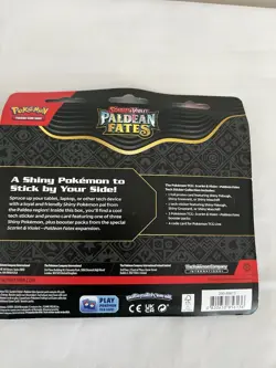 Pokemon Prismatic Evolutions Leafeon and Paldean Fates Tech Sticker Collections - Image 4