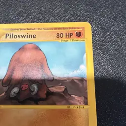 Pokemon Card Piloswine 43/144 common 2003 Skyridge - Image 4