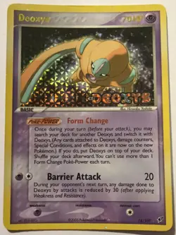 2005 Deoxys Holo Stamped DEOXYS #18/107 Pokemon - Image 1