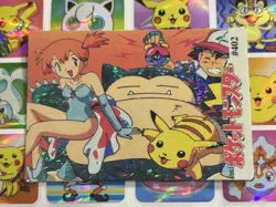 Pokemon Misty Charizard Vintage Pocket Monsters Vending HOLO Prism Sticker 1998 - Image 4