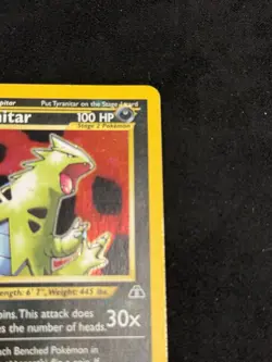 Pokemon Tyranitar Holo 12/75 Neo Discovery - Image 4