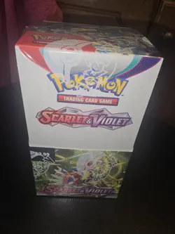 Pokemon TCG Scarlet & Violet Half Booster Box ( 18 Packs) New And Sealed! ✅ - Image 1