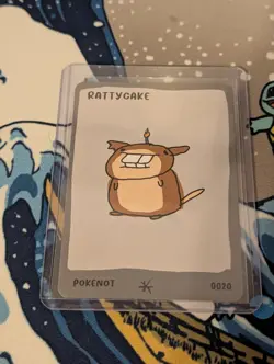 Pokenot 151 Raticate Rattycake 0020 Dysfunctional Passholders Pokemon Parody NM - Image 1