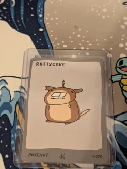 Pokenot 151 Raticate Rattycake 0020 Dysfunctional Passholders Pokemon Parody NM - Image 2