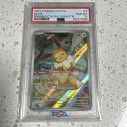 Pokemon TCG Eevee Promo PSA 10 Holo Sv Scarlet Violet 173 English - Image 1