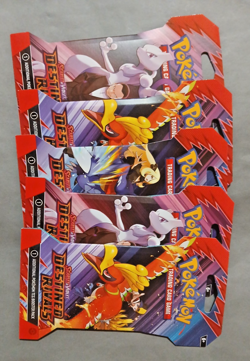 Pokemon TCG, Destined Rivals Sleeved Booster Pack (Lot Of 5) Free Shipping - Image 2
